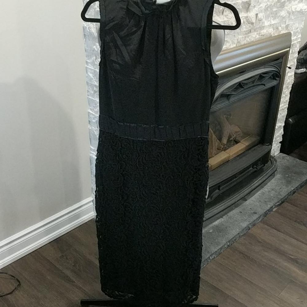 Magaschoni Silk and lace black dress - Picture 3 of 9